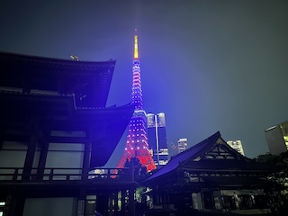 増上寺の東京タワー